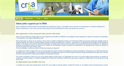 Desktop Screenshot of debatpubliccrsa.e-santepaca.fr