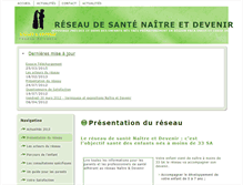 Tablet Screenshot of naitreetdevenir.e-santepaca.fr